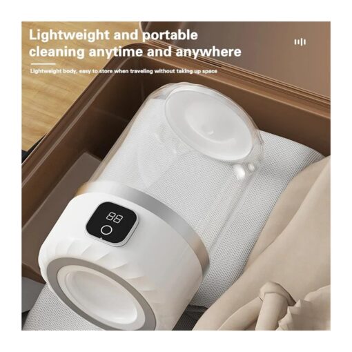 Portable Mini Washing Machine, Cordless USB Rechargeable – image 7