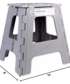 Folding Step Stool with Anti-Slip Top - Image 4