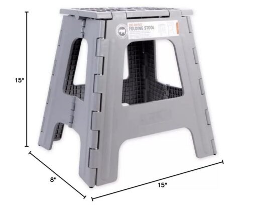 Folding Step Stool with Anti-Slip Top – image 4