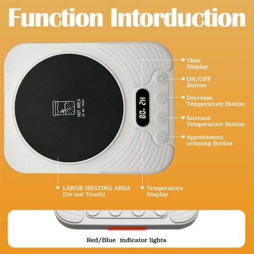 Electric Mug Warmer with 30W Heating – image 5