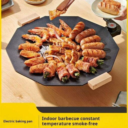 Electric Grill Pan 800W Non Stick – image 2
