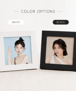 8-Inch White Square Wall-Mounted Photo Frame Set - Image 3