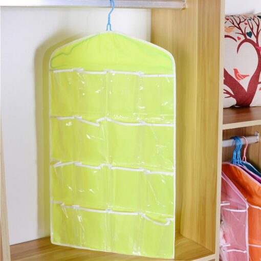 V1197-YF-071402-00.jpg Does not apply Green Hanging Wardrobe Organiser – image 1