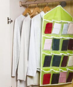Does not apply Green Hanging Wardrobe Organiser - Image 3