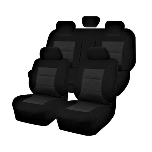 My Car Isuzu D-Max Seat Covers, Jacquard Black – image 1