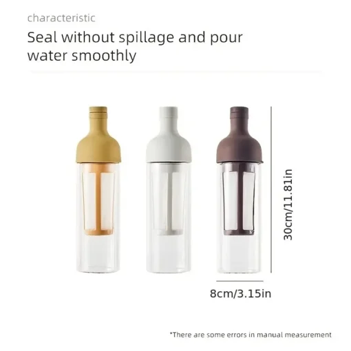 Glass Cold Brew Carafe with Fine Filter – image 4