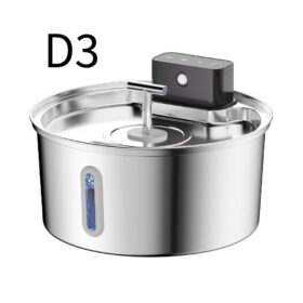 Wireless Pet Water Fountain 3.2L Stainless Steel – image 1