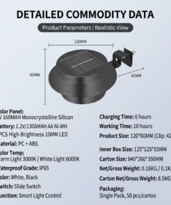 Solar Wall Light with Dusk to Dawn Sensor - Image 2