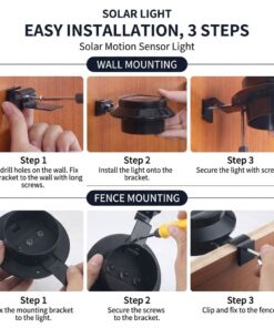 Solar Wall Light with Dusk Sensor, IP65 - Image 13
