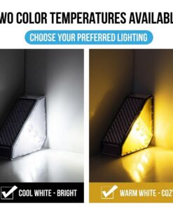 Triangle Solar Step Lights 24 Pack, IP65 - Image 6