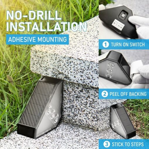 Triangle Solar Step Lights 24 Pack, IP65 – image 9