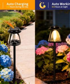 Solar Garden Lamp Set with Monocrystalline Panel - Image 7