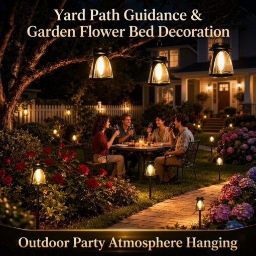 Vintage Solar Garden Lamp 10 Pack, IP68 – image 6