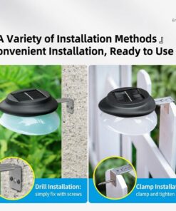 Solar Fence Light with ABS+PC Housing - Image 7