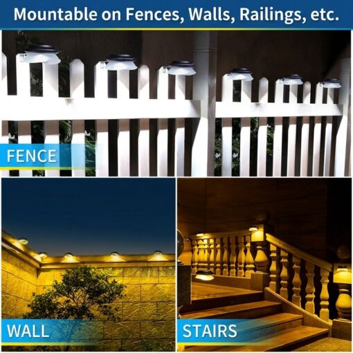 Solar Fence Light with ABS+PC Housing – image 14
