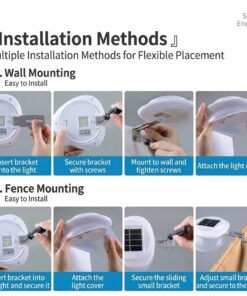 Solar Fence Light with ABS+PC Housing - Image 15