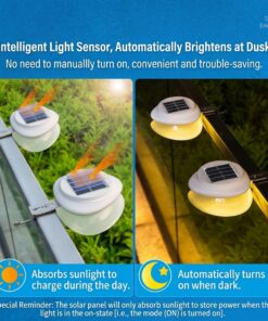 Solar Fence Light with Adjustable Mount, 16 Pack - Image 9
