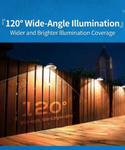 16 Pack Solar Fence Lights with Warm White Light - Image 13
