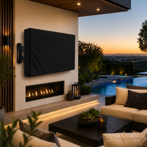 V1341-ZY-SMZU9TNE-S-BLACK-00.png Outdoor Wall-Mounted TV Cover, 210D Oxford – image 1