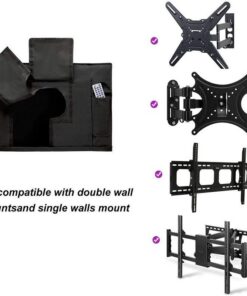Outdoor Wall-Mounted TV Cover, 210D Oxford - Image 6