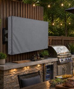 Outdoor Wall-Mounted TV Cover, 210D Oxford - Image 8