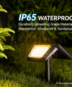 Solar Garden Spotlights 4 Pack, 3200K Warm White - Image 10