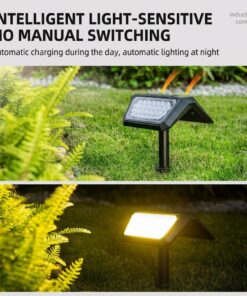 Solar Garden Spotlights 4 Pack, 3200K Warm White - Image 11