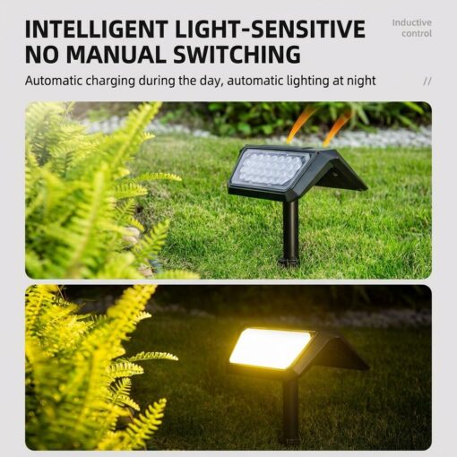 Solar Garden Spotlights 4 Pack, 3200K Warm White – image 11