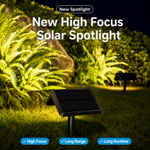 Solar Garden Spotlights 6 Pack, Warm 3200K, IP65 – image 2