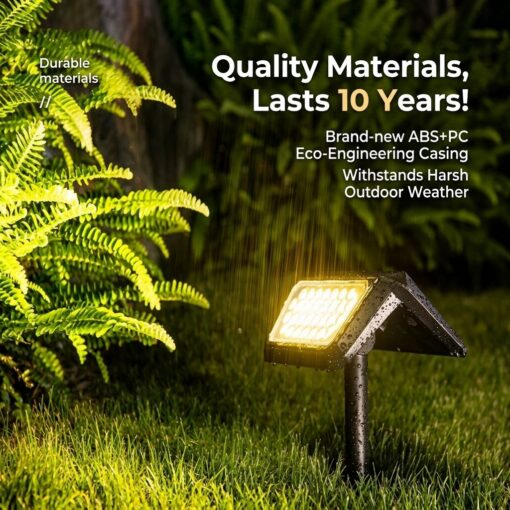 Solar Garden Spotlights 6 Pack, Warm 3200K, IP65 – image 7
