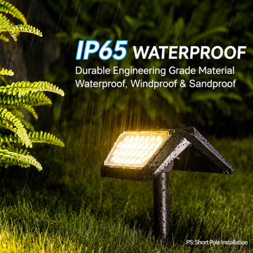 Solar Garden Spotlights 6500K, 6 Pack – image 10
