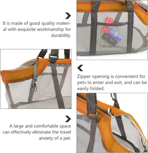 Pet Carrier Tote with Wide Head Opening – image 7