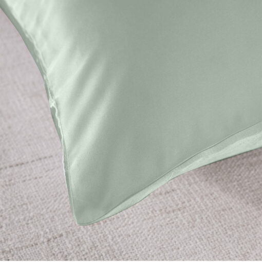 Royal Comfort Silk Pillowcase Twin Pack, Sage – image 5