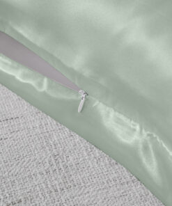 Royal Comfort Silk Pillowcase Twin Pack, Sage - Image 6