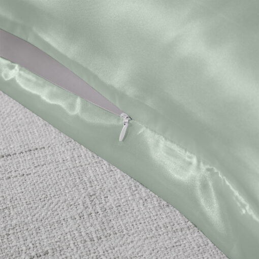 Royal Comfort Silk Pillowcase Twin Pack, Sage – image 6