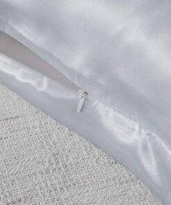 Royal Comfort Silk Pillowcase 16 Momme Silver - Image 4