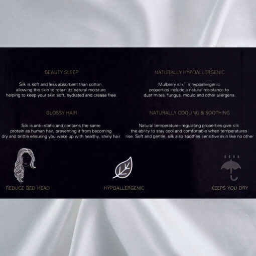 Royal Comfort Silk Pillowcase 16 Momme Silver – image 9
