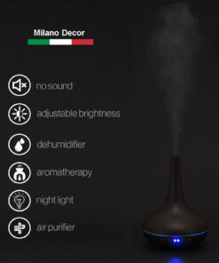 Milano Decor Aroma Diffuser 200ml Dark Wood - Image 4