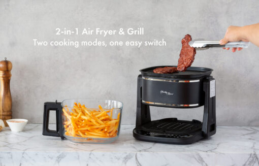 Healthy Choice 5L Air Fryer Grill with Glass Basket – image 2