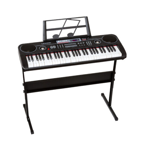 Lenoxx 61-Key Learning Keyboard with Light-Up Keys – image 1