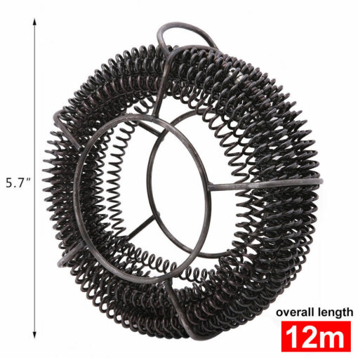 12m Drill Driven Drain Snake with 6 Bits – image 5
