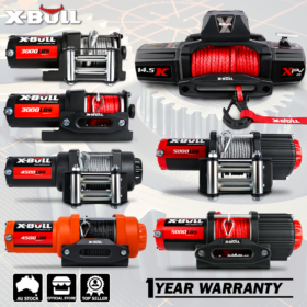 X-BULL 12V 3000lb Winch with Synthetic Rope – image 1