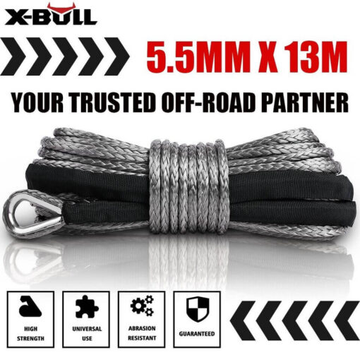 X-BULL 5000lb Electric Winch with 13m Rope – image 2