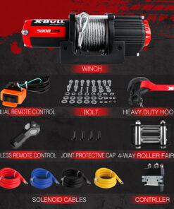 X-BULL 5000lb Electric Winch with 13m Rope - Image 3
