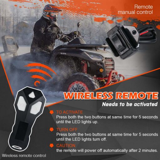 X-BULL 5000lb Electric Winch with 13m Rope – image 9