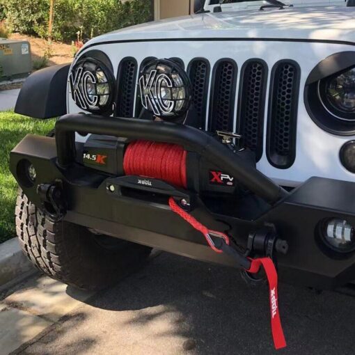 X-BULL 14500lb Winch with Red Recovery Tracks – image 11