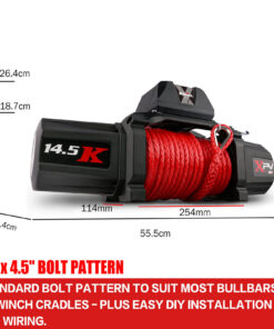 X-BULL 14500lb Winch with Synthetic Rope - Image 5