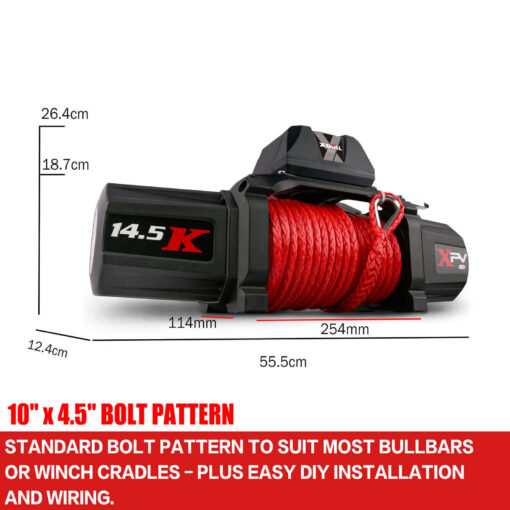 X-BULL 14500lb Winch with Synthetic Rope – image 5