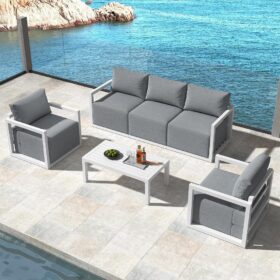 Dreamo 5-Seater Patio Set with 40cm Cushions – image 1