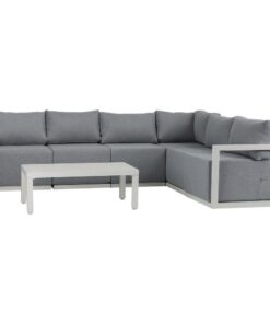 Dreamo 7-Piece White Aluminium Lounge Set - Image 3